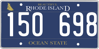 RI license plate 150698