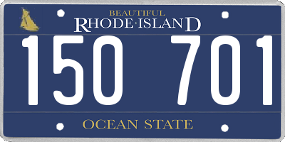 RI license plate 150701