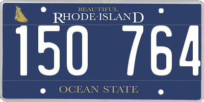 RI license plate 150764