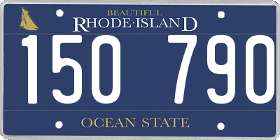 RI license plate 150790