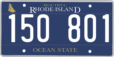 RI license plate 150801