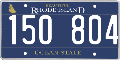 RI license plate 150804