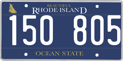 RI license plate 150805