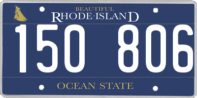 RI license plate 150806