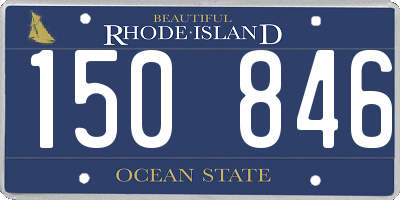 RI license plate 150846