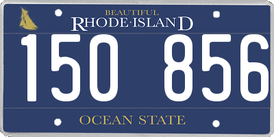 RI license plate 150856