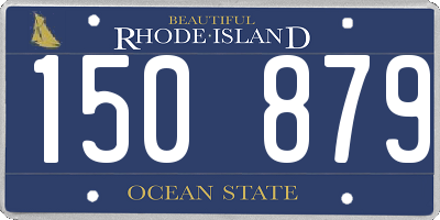 RI license plate 150879
