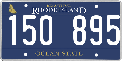 RI license plate 150895