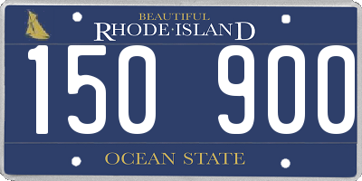 RI license plate 150900