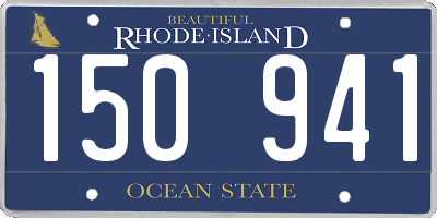 RI license plate 150941
