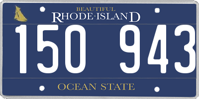 RI license plate 150943
