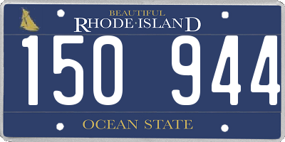 RI license plate 150944