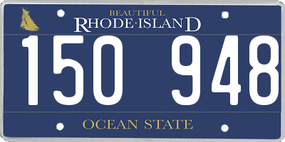 RI license plate 150948