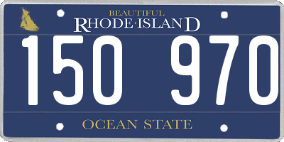 RI license plate 150970