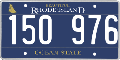 RI license plate 150976