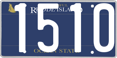 RI license plate 1510