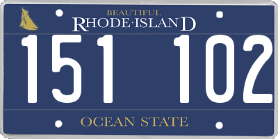 RI license plate 151102