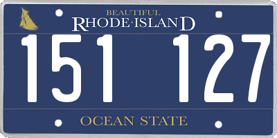 RI license plate 151127