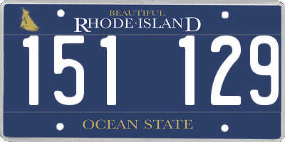 RI license plate 151129