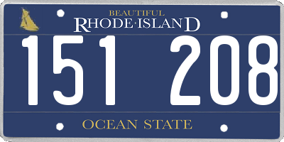RI license plate 151208