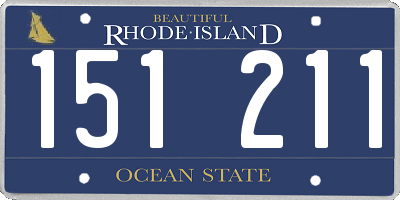 RI license plate 151211