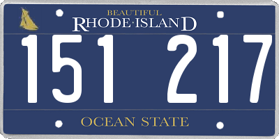 RI license plate 151217