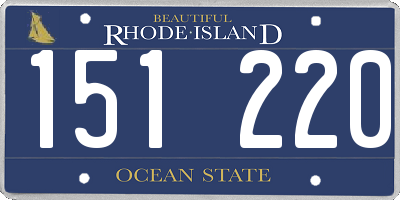 RI license plate 151220