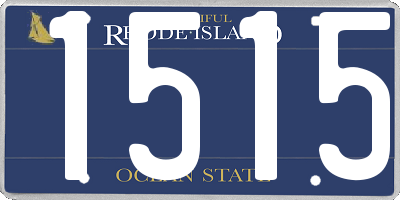 RI license plate 1515