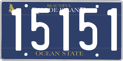 RI license plate 15151