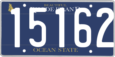 RI license plate 15162
