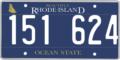 RI license plate 151624