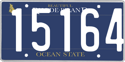 RI license plate 15164