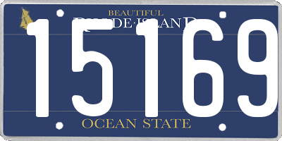 RI license plate 15169