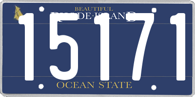 RI license plate 15171