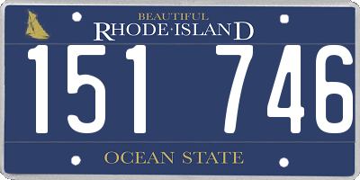 RI license plate 151746