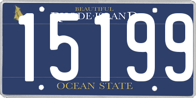 RI license plate 15199