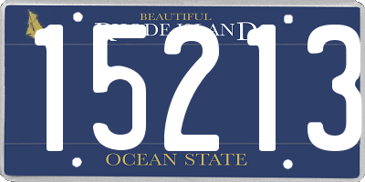 RI license plate 15213