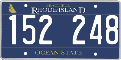 RI license plate 152248