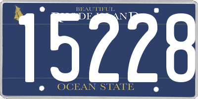 RI license plate 15228