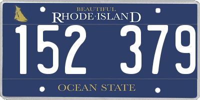 RI license plate 152379