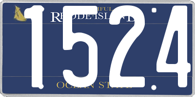 RI license plate 1524