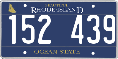 RI license plate 152439