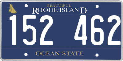 RI license plate 152462