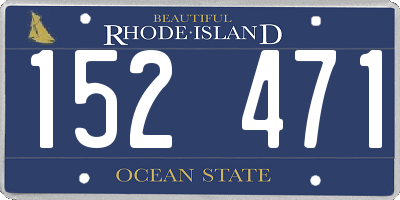 RI license plate 152471