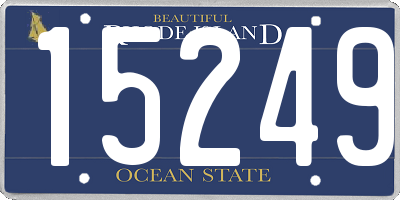 RI license plate 15249