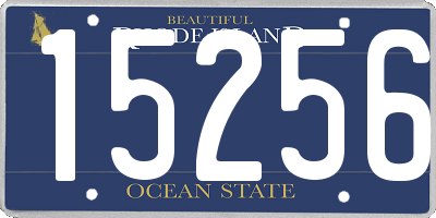RI license plate 15256