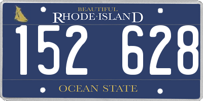 RI license plate 152628
