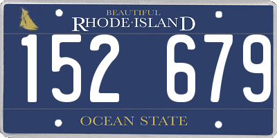 RI license plate 152679