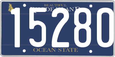 RI license plate 15280