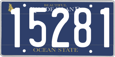 RI license plate 15281